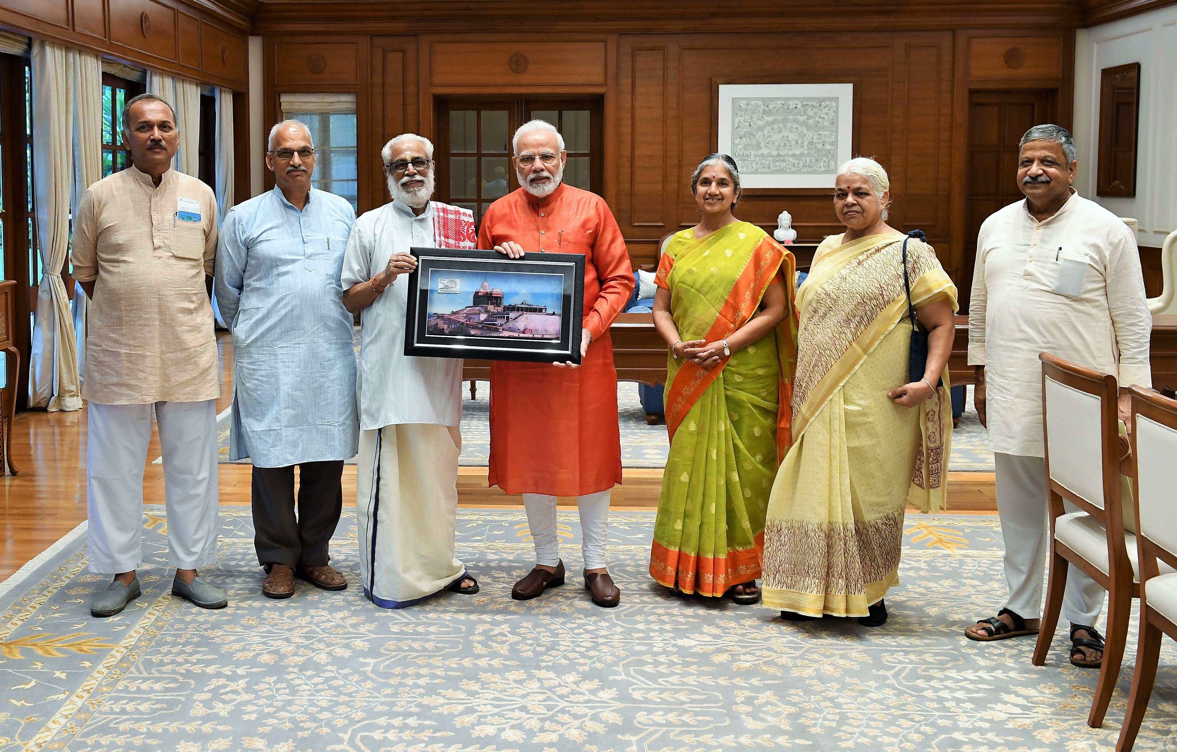 கன்னியாகுமரி விவேகானந்தர் மண்டப பொன் விழா.! குடியரசு தலைவர், பிரதமர் மோடி, துணை குடியரசு தலைவருடன் கேந்திர நிர்வாகிகள் சந்திப்பு..!!