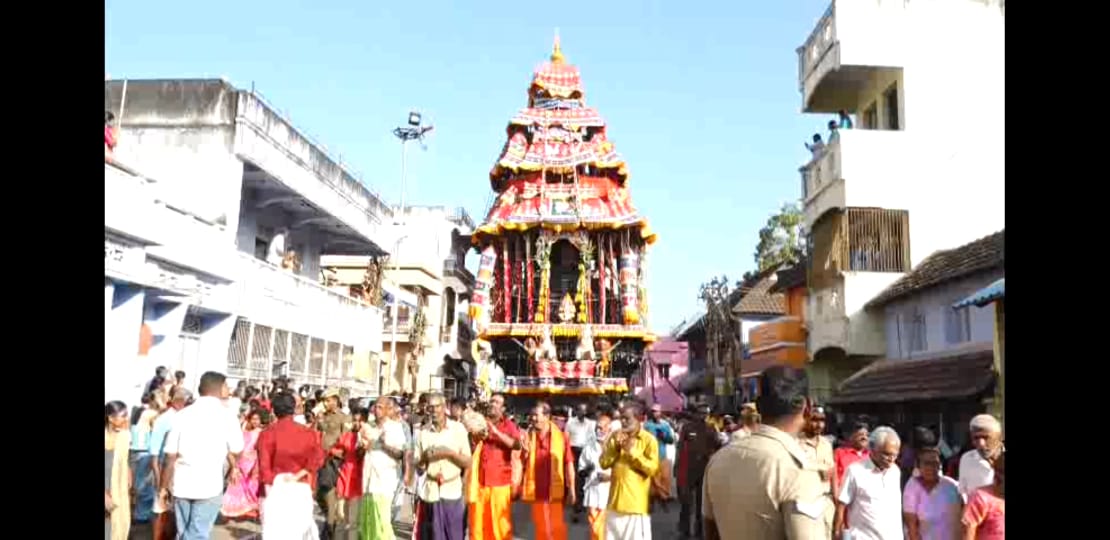 சுசீந்திரம் தாணுமாலய சுவாமி கோவிலில் மார்கழித் தேரோட்டம் : ஆயிரக்கணக்கான பக்தர்கள் சுவாமி தரிசனம்..!