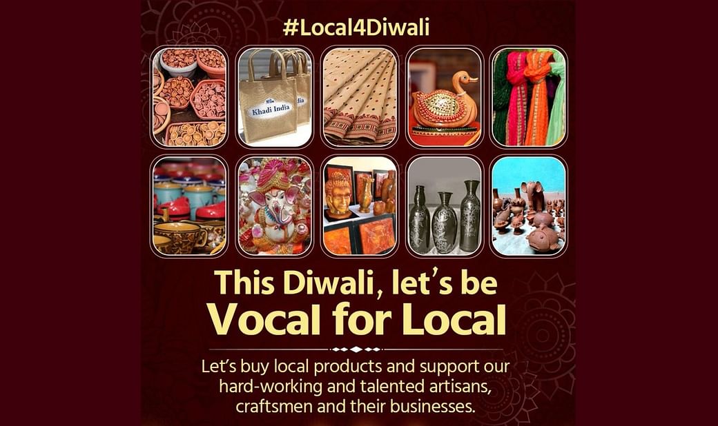 உள்ளூர்ப் பொருட்களுடன் தீபாவளி, #Local4Diwali ஹேஸ்டாக்டுடன் பகிருங்கள் : மத்திய ஜவுளி அமைச்சகம் வேண்டுகோள்