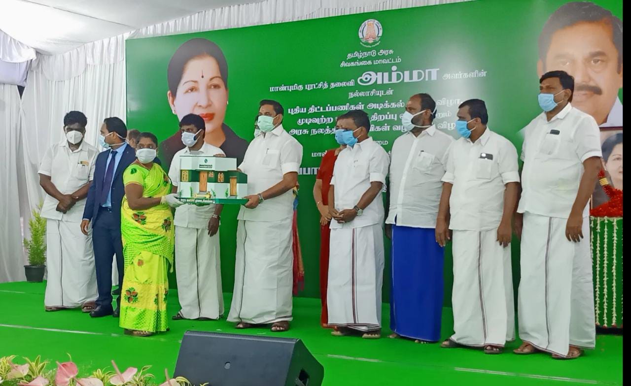 சிவகங்கையில் கொரானா தடுப்பு சிறப்பு பணி குறித்து தமிழக முதல்வர் ஆய்வு.!