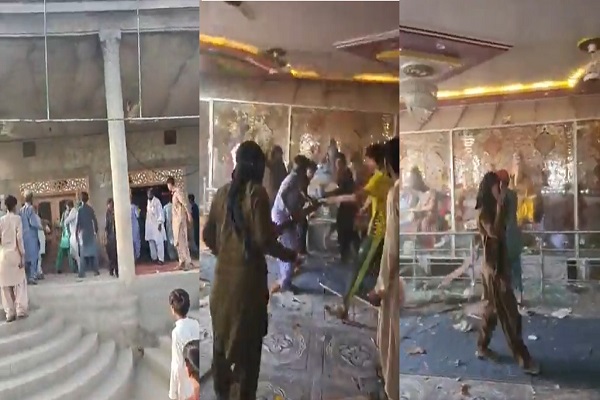 பாகிஸ்தானில் இந்து கோவில் மீது  தாக்குதல் நடத்திய 20 பேர் கைது..!